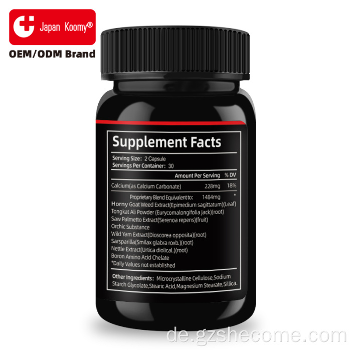 Men Energy Booster Kapseln für Männer
